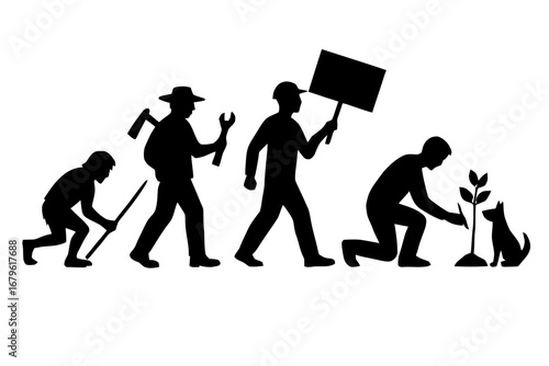 Human Evolution From Primitive Roots to Modern Stewardship