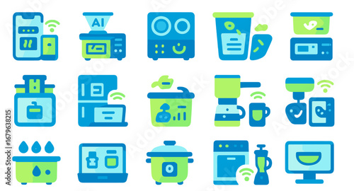 Smart kitchen appliances showcase modern technology for efficient cooking and food preparation at home