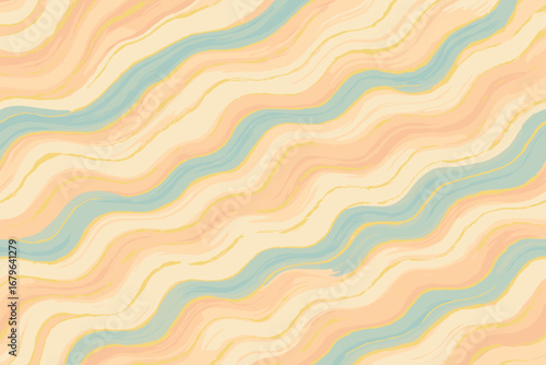 Soft pastel wave pattern with gentle curves and flowing designs creating a soothing aesthetic backdrop for various applications