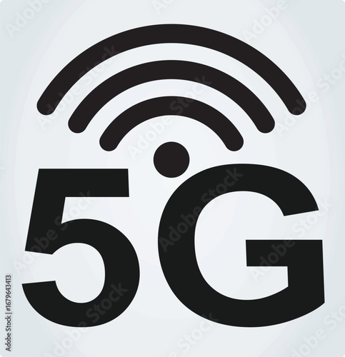 5G network sign. vector illustration