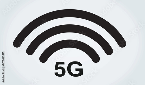 5G network sign. vector illustration