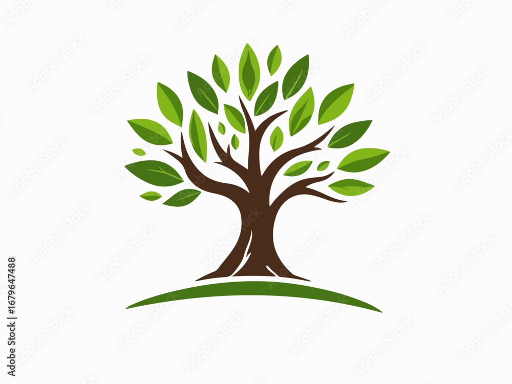 Obraz premium vector tree icon