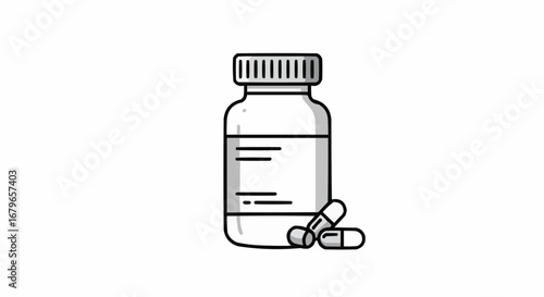 medicine bottle icon