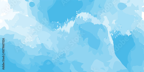 Light Blue Abstract Watercolor Texture Background