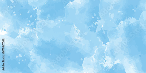 Light Blue Abstract Watercolor Texture Background