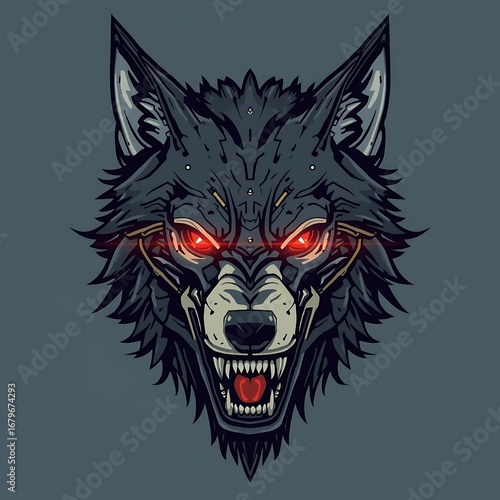 wolf head tattoo