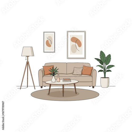 Wooden dining chairs and table in a luxury cafe interior