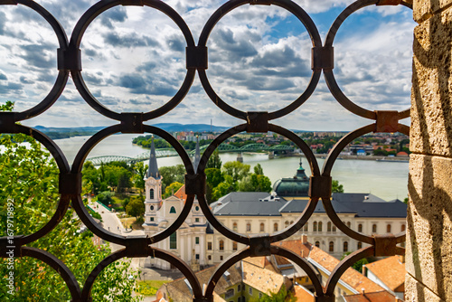 View of Esztergom from the castle