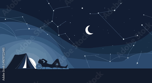 Contemplating The Cosmos:  A Night Under The Stars And Celestial Wonders