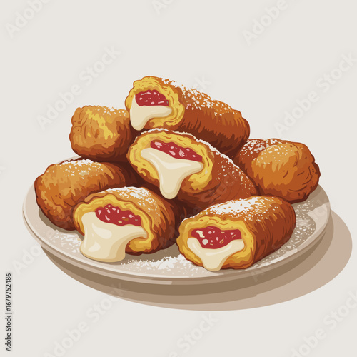 Aborrajados Colombianos con Queso y Bocadillo