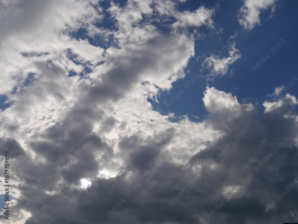 Fototapeta premium blue sky with clouds