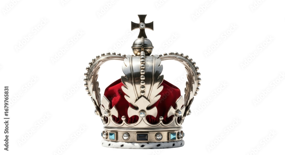 Naklejka premium Isolated Royal Crown