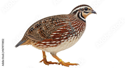 Canvastavla Isolated Quail