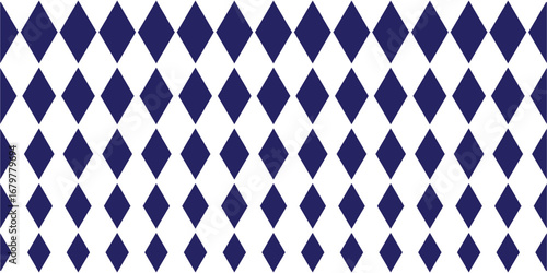 Seamless harlequin pattern-black and white. Traditional Oktoberfest Bavarian flag pattern with blue and white diamond design festive background for beer festival celebration in GermanyBavarian Oktober