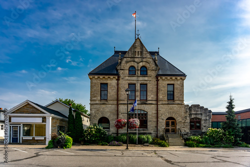 Various views of Goderich, a small Canadian, Ontario serene town located on the shores of lake Huron.