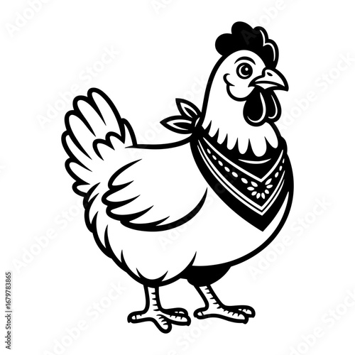 Chicken with Bandana