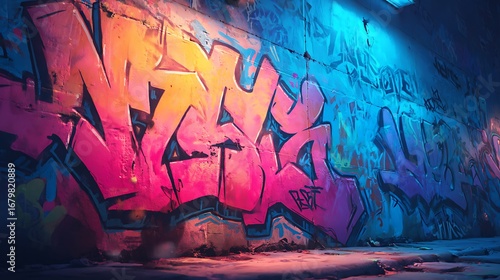 graffiti on the wall