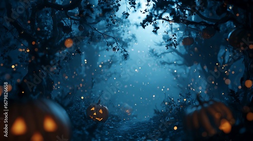 jack o lantern in the night