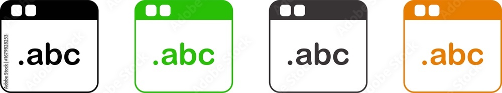 Fototapeta premium File and Document Icons with Text Extension