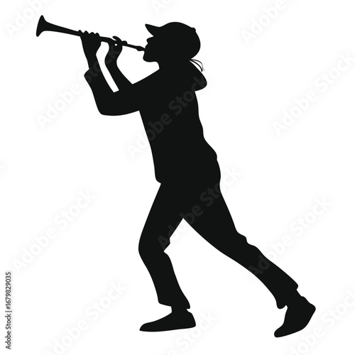 Person whistling