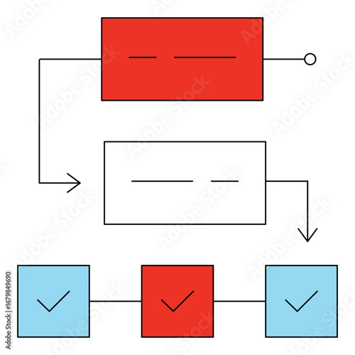 Smart Remote Office Workflow Management Vector Icon
