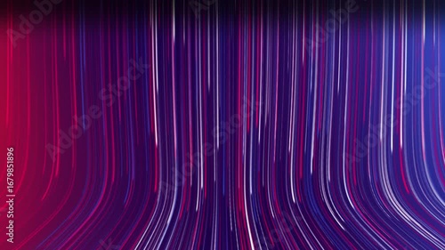 colorful neon line animation background. 4K