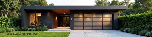 Modern, sleek garage port design featuring clean lines and durable materials  Perfect for contemporary homes seeking stylish and functional exterior enhancements , security, installation, frame