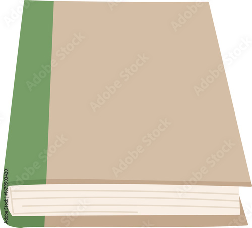 Closed Hardcover Book