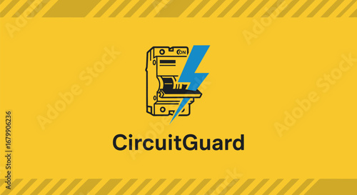 Circuit Breaker Illustration for Electrical Protection.