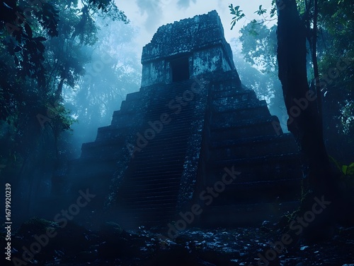 Explore Ancient Temple Ruins in Hidden Jungle: Mystical Maya Archaeology and Nature