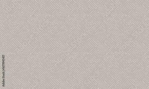 Seamless Hand Drawn Geometric Line Pattern