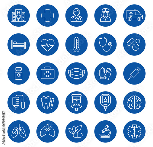 Medical Icons Collection for Healthcare and Wellness Themes