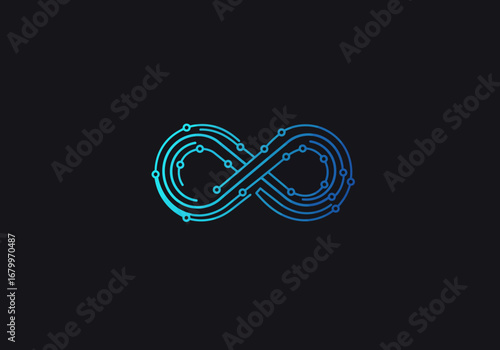 Digital Infinity: A Symbol of Endless Technology.