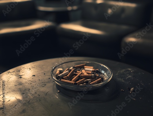 Urban Nightlife Lounge: Elegant Leather Furnishings with a Contrasting Grunge Style and Smoke-Free, Tobacco-Free Habit Environment