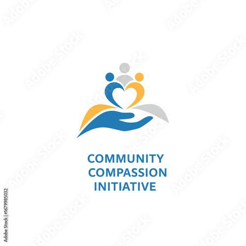 A logo symbolizing community compassion and initiative.