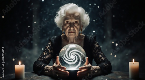 foretelling the crystal ball's future visions | crystal ball, future, mysticism, divination, supernatural theme