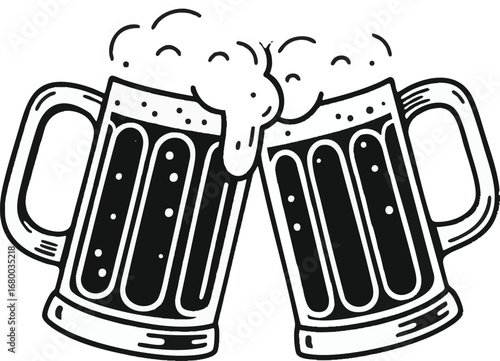 mug of beer vector icon