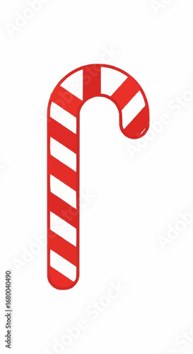 Christmas 2025  candy cane christmas holiday peppermint stick red and white stripes festive season sweet treat xmas illustration vector
