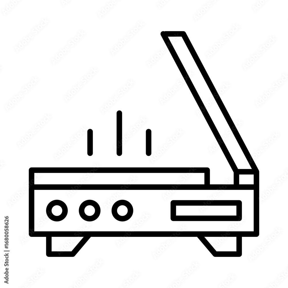Obraz premium 3D Scanner icon