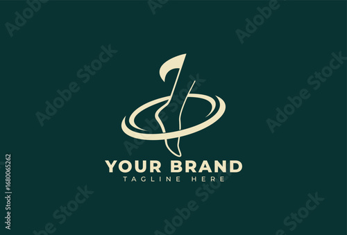 foot care, leg, orthopedic logo design element