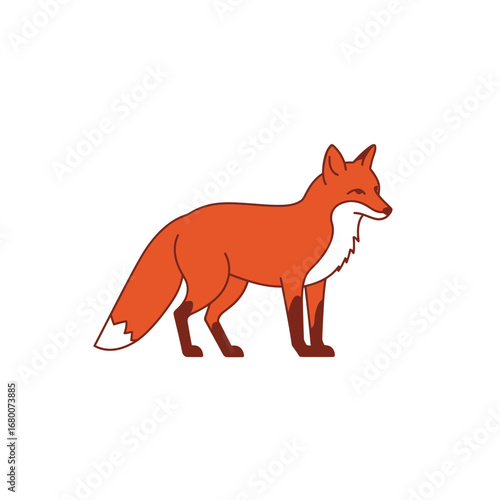 Red Fox Illustration Digital Art