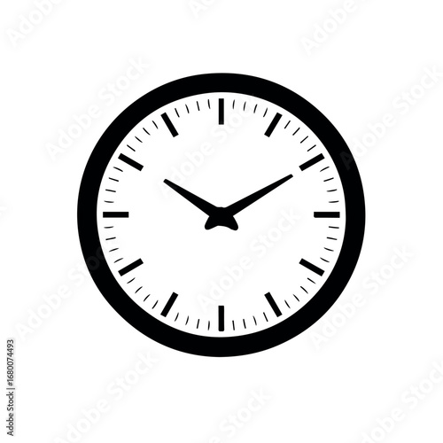 Clock time illustration for schedule appointment reminder and alarm timekeeping deadline 100 characters