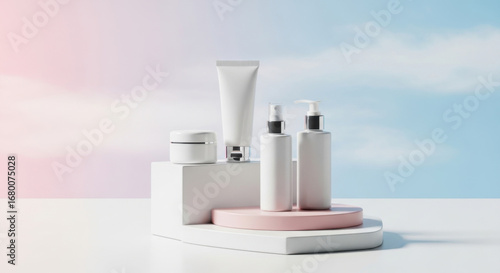 Wallpaper Mural 3d beauty skincare mockup Torontodigital.ca