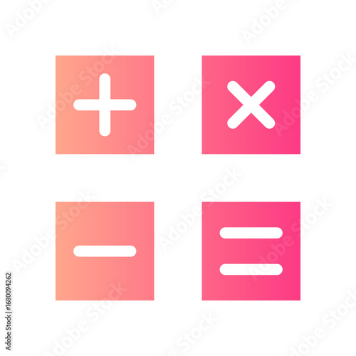 calculating gradient icon