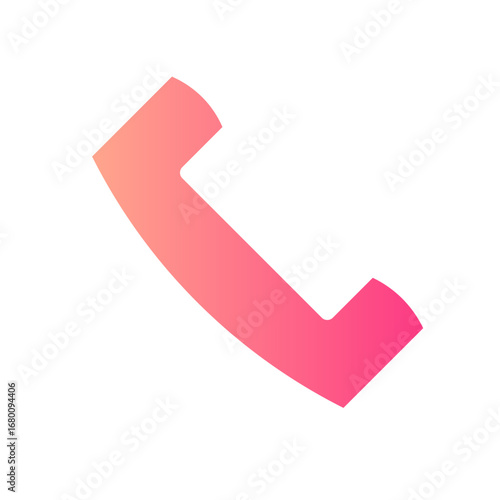 phone receiver gradient icon