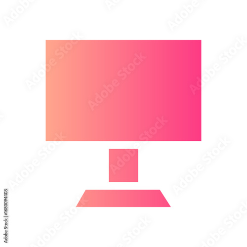 television gradient icon
