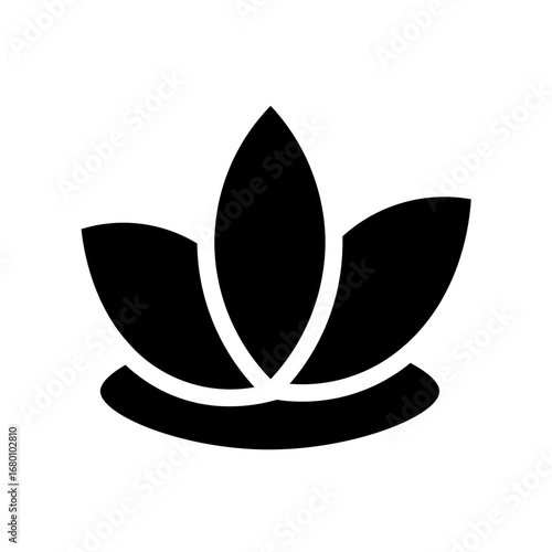leaf glyph icon