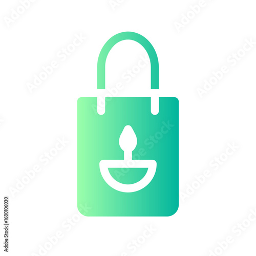 shopping bag gradient icon