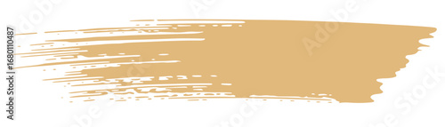 Hand drawn brush stroke.