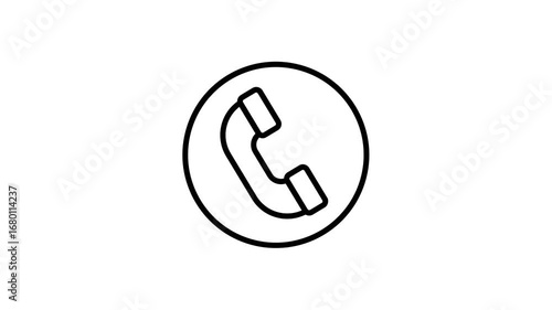 Animated Phone icon vector design templates